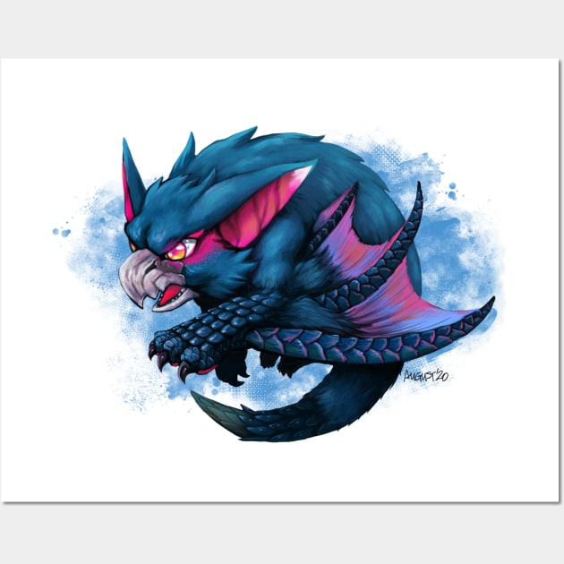 Chibi Nargacuga Wall Art by August